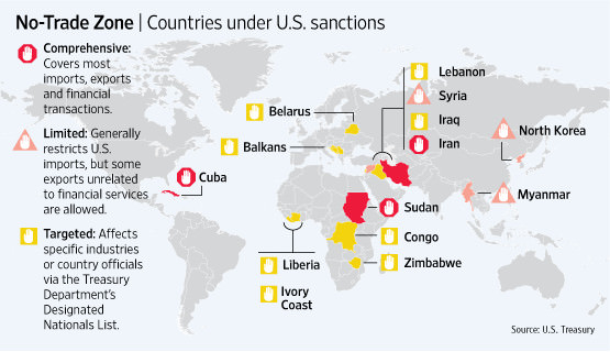 Sanciones De Eeuu Rahbaran Associates Espa Ol   Map 